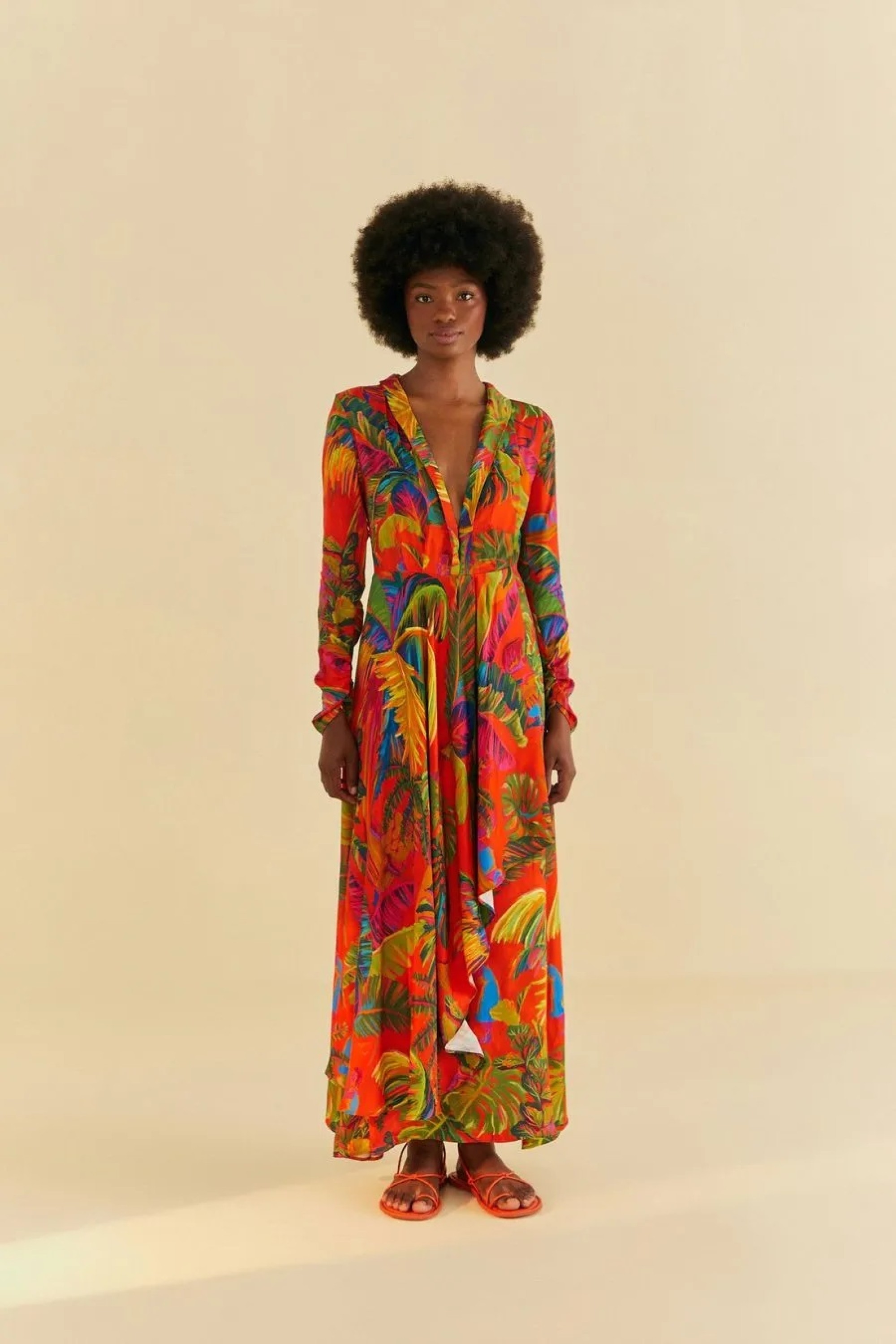 Vestido longo informal clearance