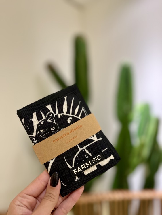 Carteira Farm Dindin Bichos na Floresta