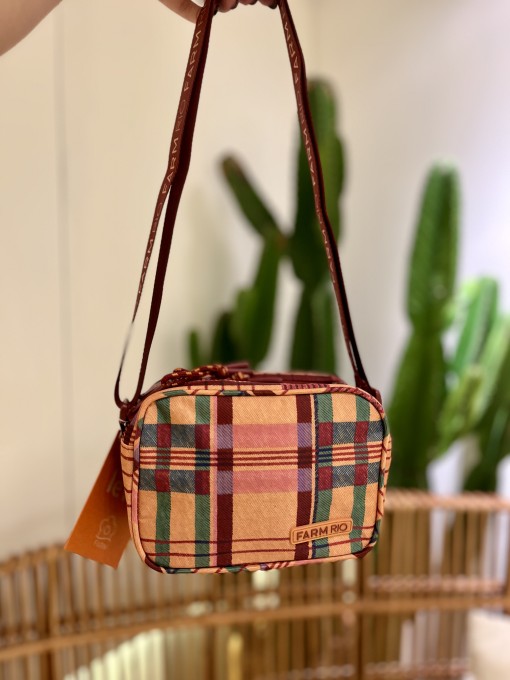 Bolsa Farm Chamego Sofia Xadrez