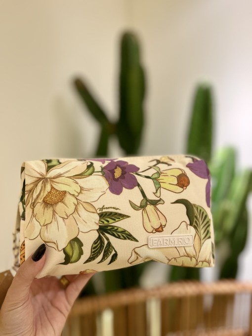 Maxi Necessaire Farm Ora Bolas Passaro em flor