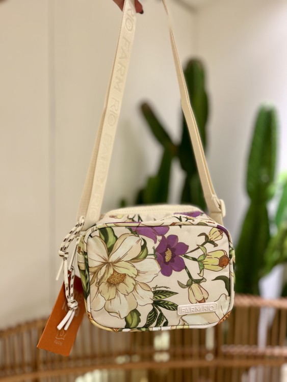 Bolsa Farm Chamego Passaro em flor