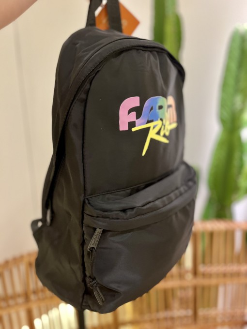 Mochila Farm xodo Rio Fantasia Preta