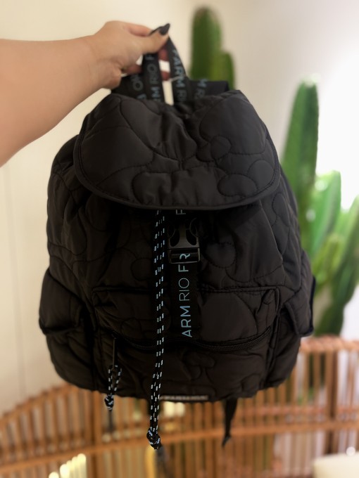 Bolsa Farm Pipoca Farm Lisos Preta