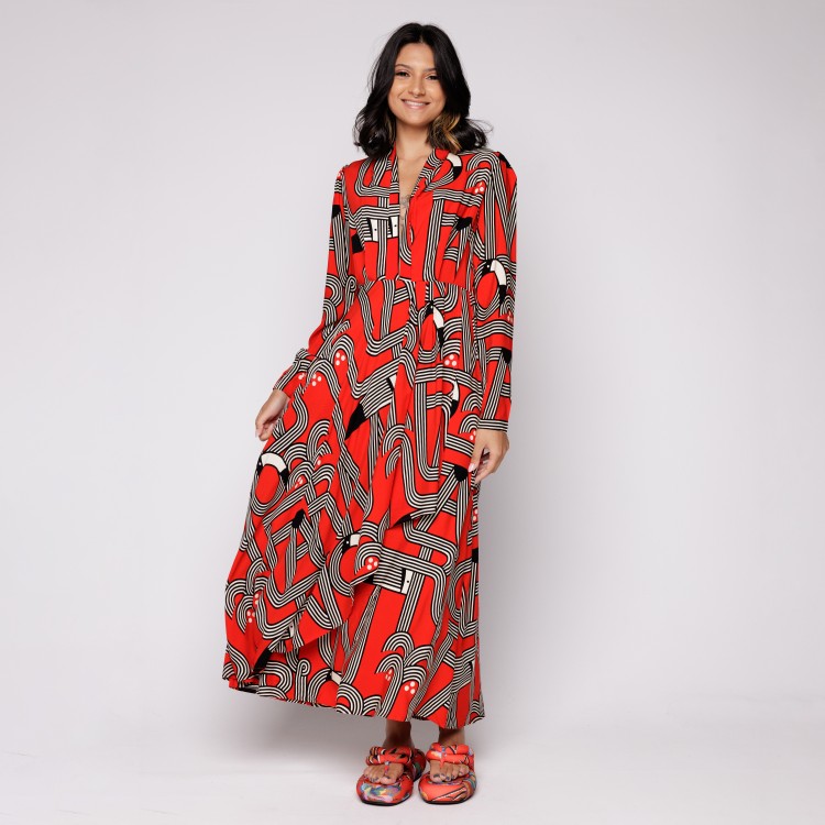 Vestido Longo Logotuca