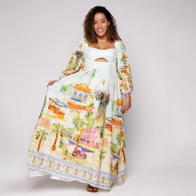 Vestido Cropped Laise Aracati