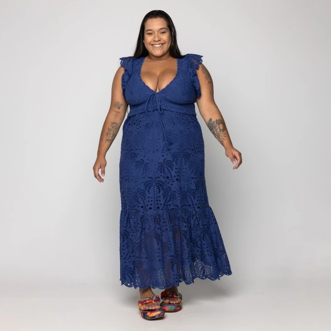 Vestido Laise Coqueiro Delicadeza