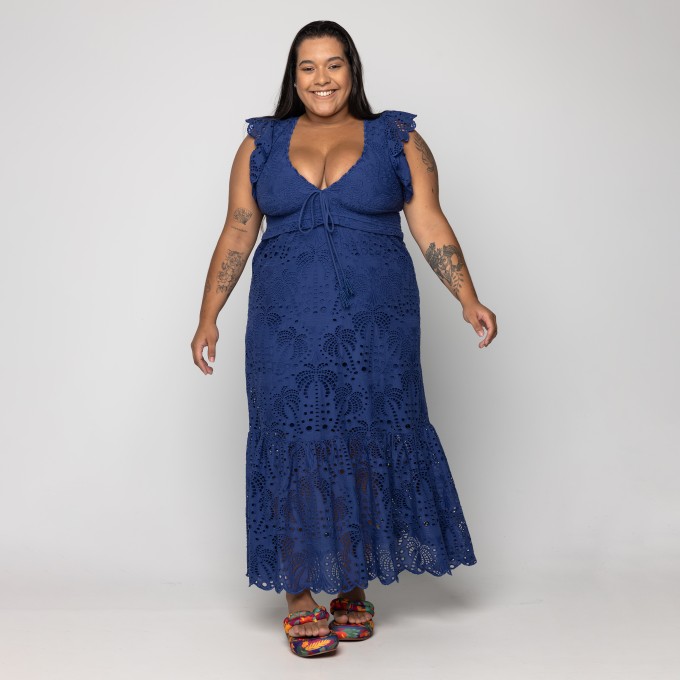 Vestido Laise Coqueiro Delicadeza