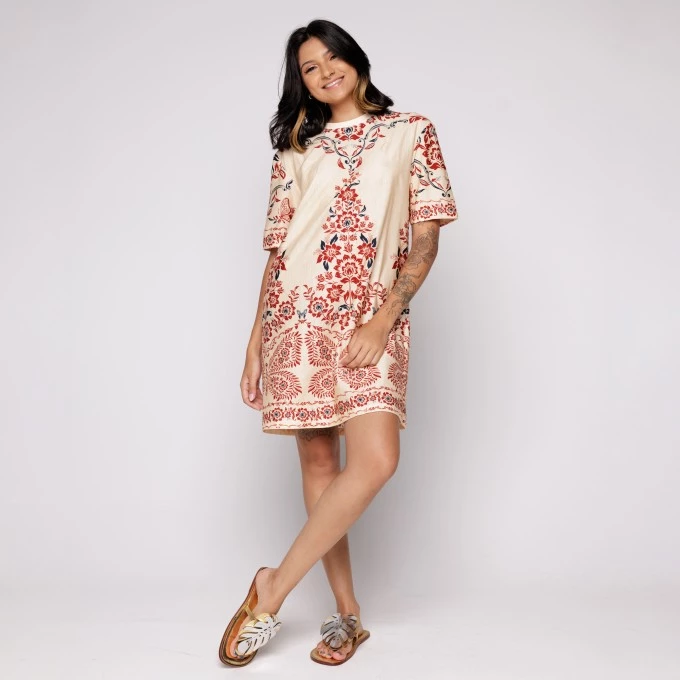 Vestido T-shirt Borbolina