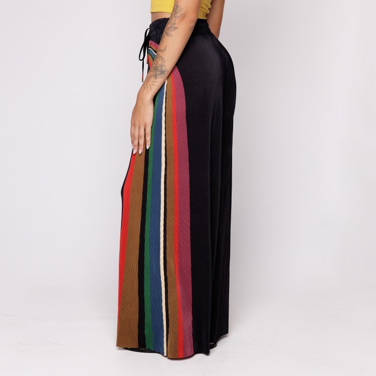 Calça Plissada Listra Pipa