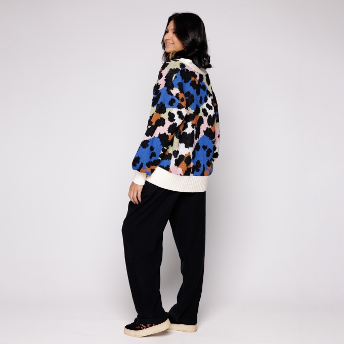Sueter Tricot Leopardo