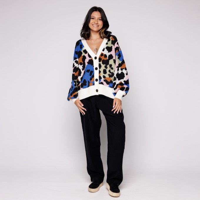 Sueter Tricot Leopardo