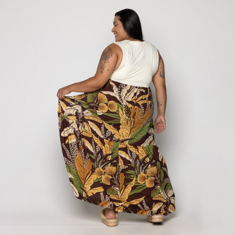 Vestido Cropped Farm Floresta Sketch