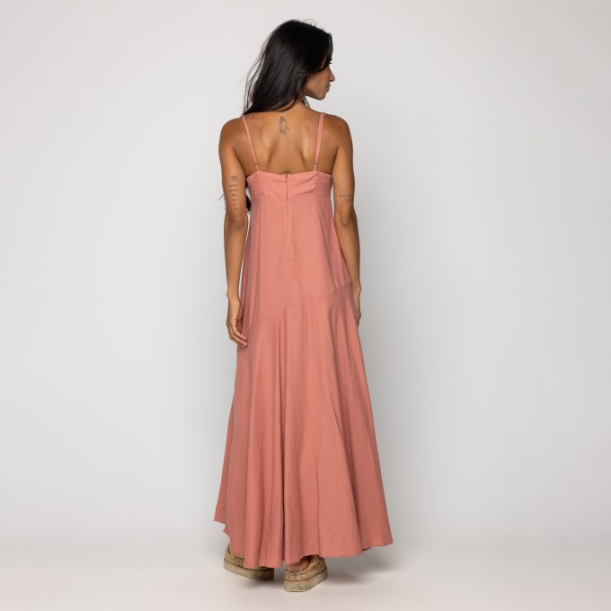 Vestido Alcinhas Fenda