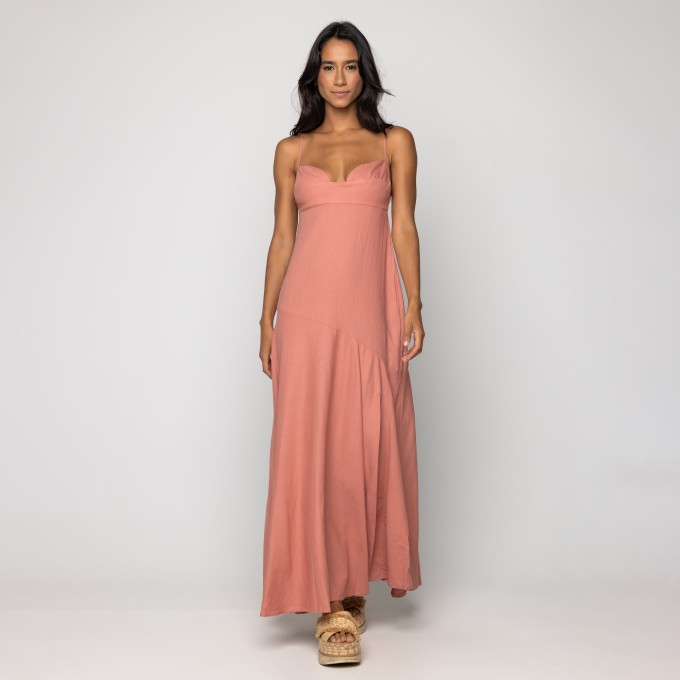Vestido Alcinhas Fenda