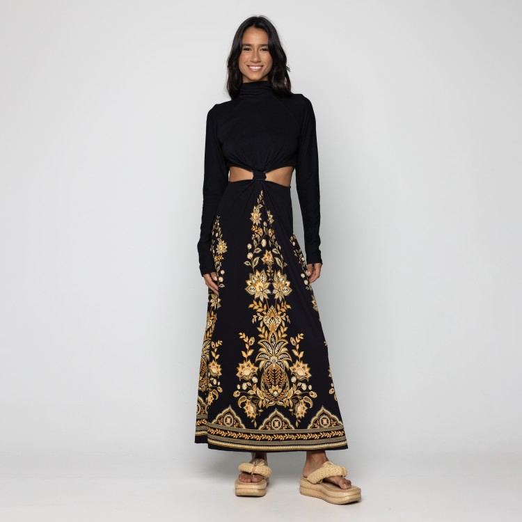 Vestido Cropped Flora Abacaxi