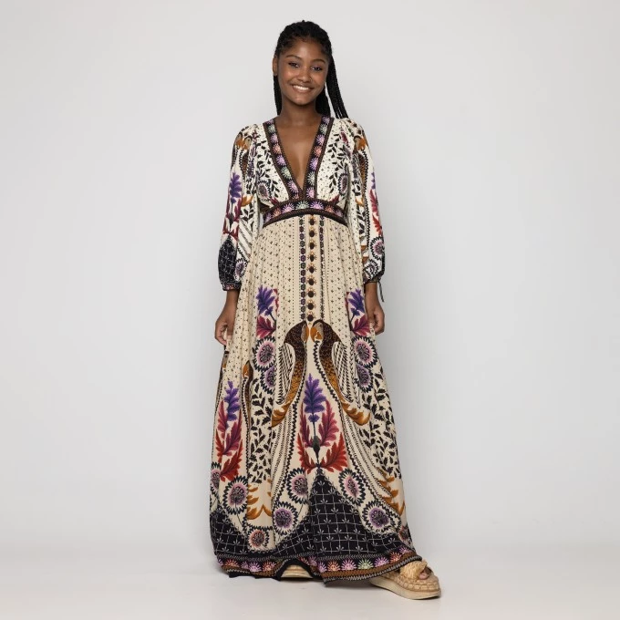 Vestido Longo Tapete de Arara