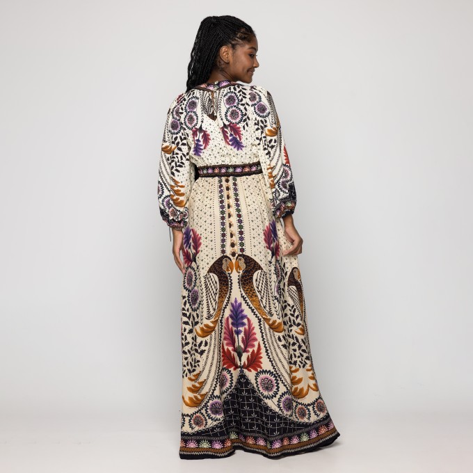 Vestido Longo Tapete de Arara