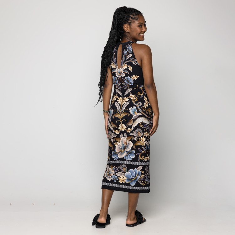 Vestido Midi Jardim Real