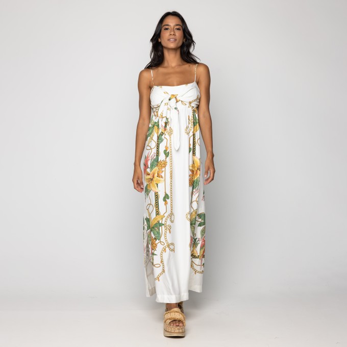 Vestido Cropped Riqueza Torpical