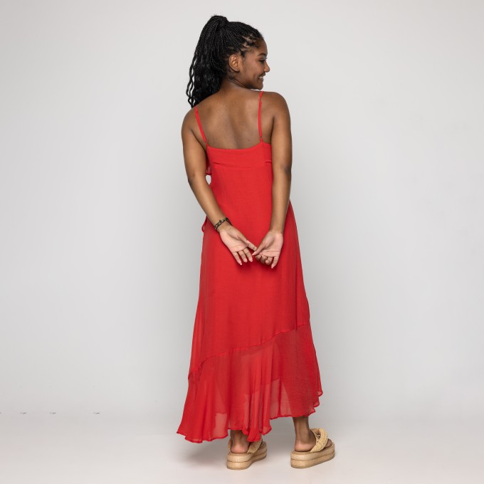Vestido Babados Alcinhas