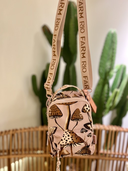 Mini Mochila Farm Borogodó Cogumelos