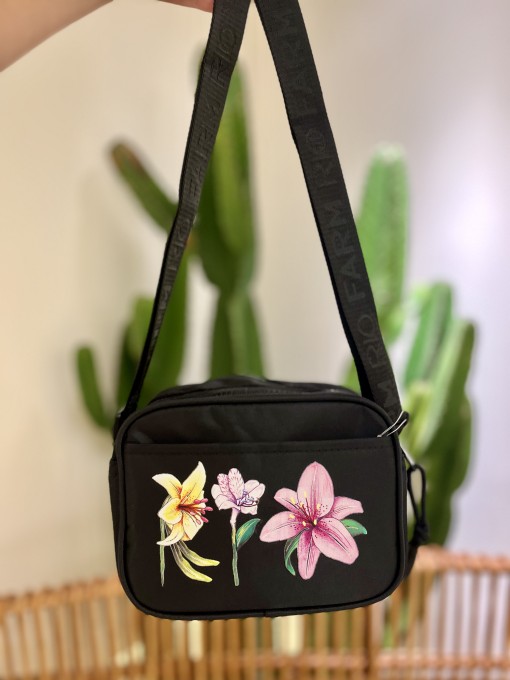 Bolsa Farm Chamego Romance Em Flor