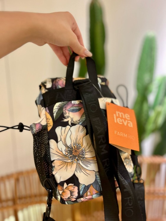 Bolsa Farm Pipoquinha Romance em Flor