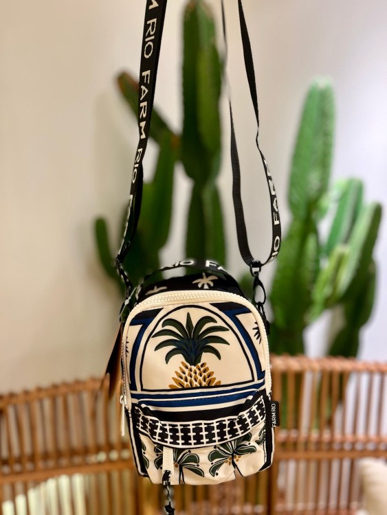 Mini Mochila Borogodó Jardim Tropical