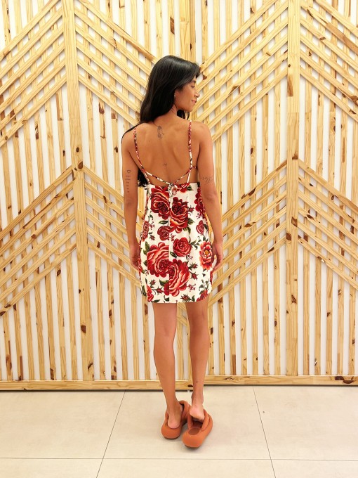 Vestido Curto Rosalia Corrido
