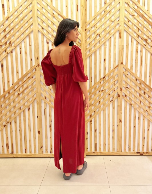 Vestido Reto Mangas