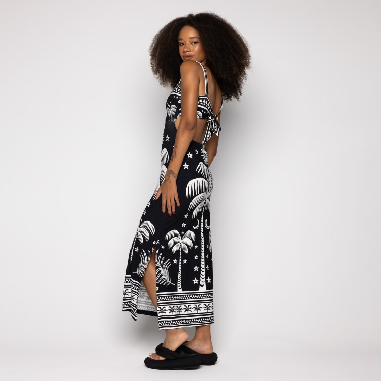 Vestido midi Coqueiral