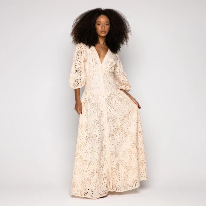 Vestido Laise Flor de cacto