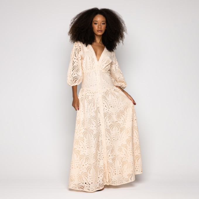 Vestido Laise Flor de cacto