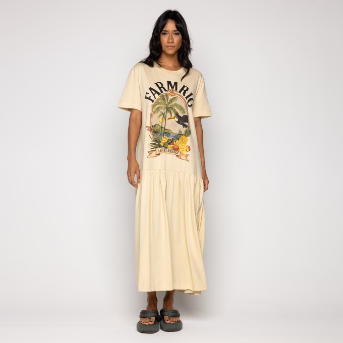 Vestido T-shirt Cropped Latino América