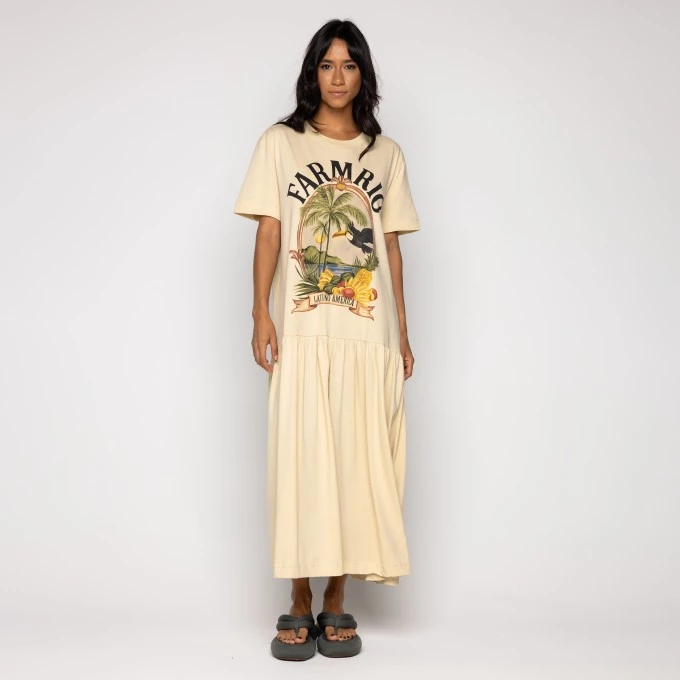 Vestido T-shirt Cropped Latino América