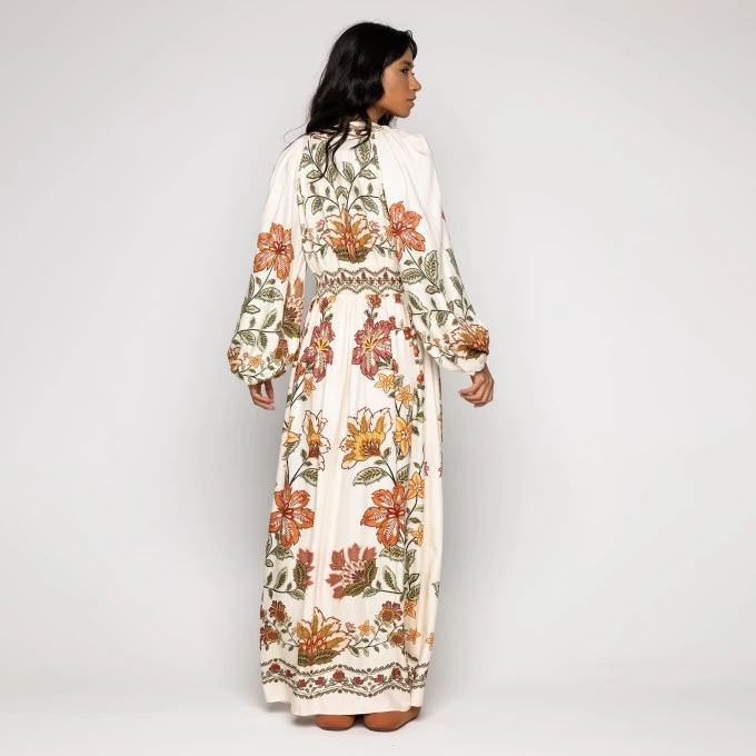 Vestido Longo Floral Julia