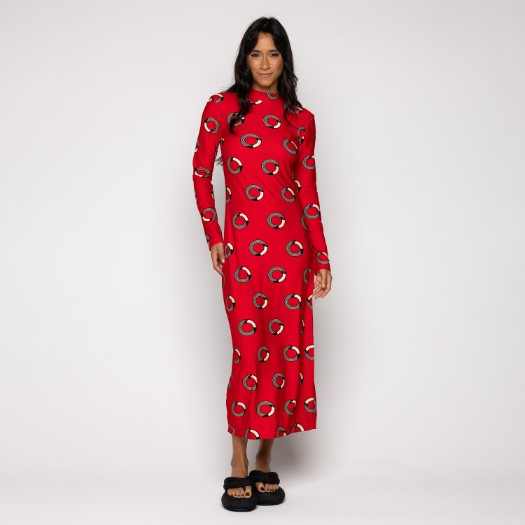 Vestido Midi Tuca Poa