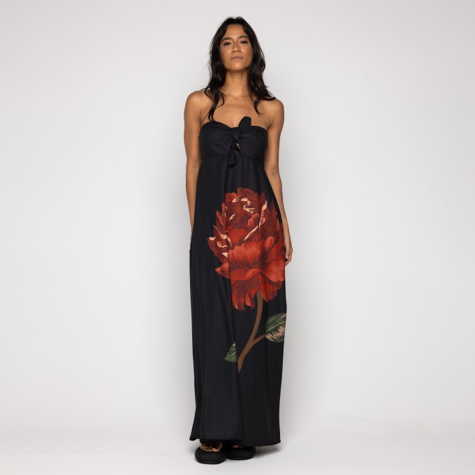 Vestido Cropped Flor Rosalia