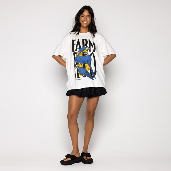 Tshirt Media Farm Rio Arara Azul
