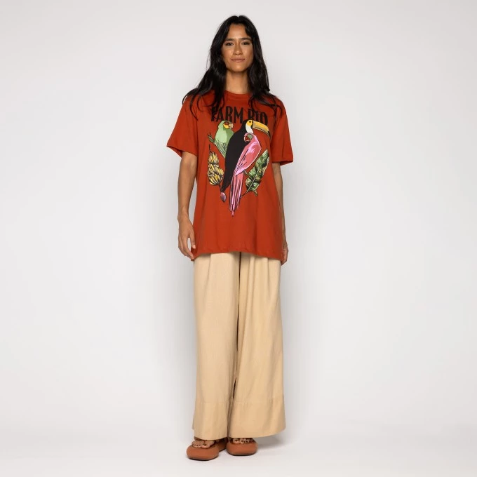 Tshirt Média Pássaros