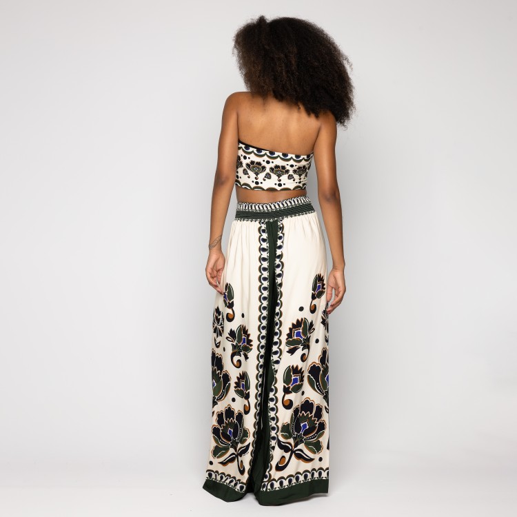 Top Reto Floral Arabesque