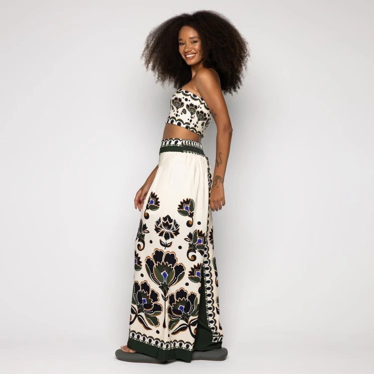 Calça Floral Arabesque