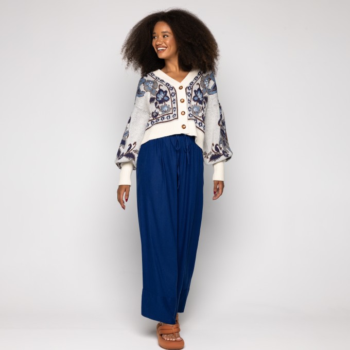 Cardigan Curto Tricot Marcelle