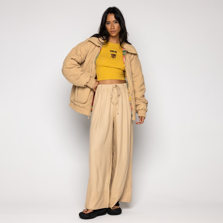 Jaqueta Puffer Double Folhagem de Inverno