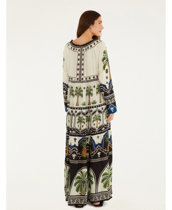 Vestido Jardim Tropical