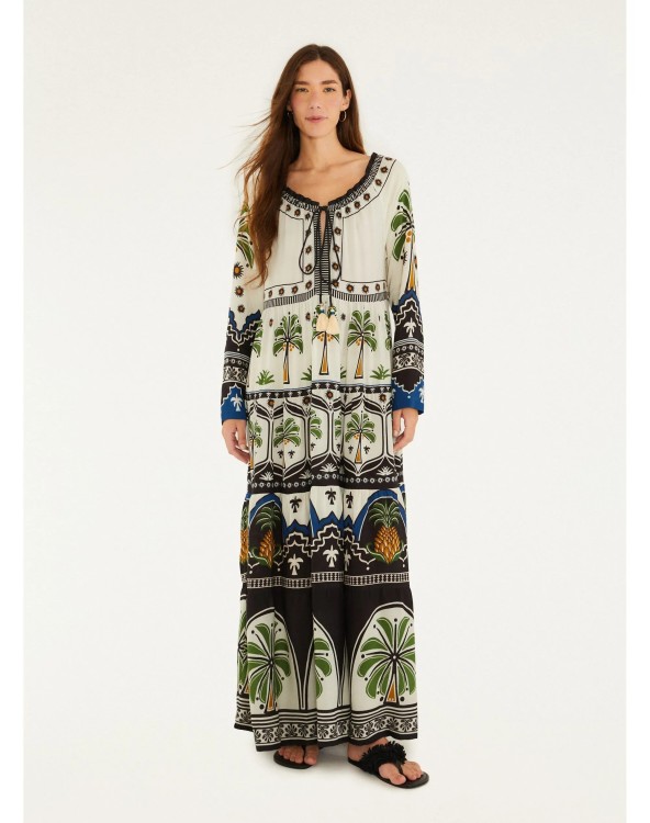 Vestido Jardim Tropical