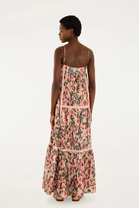 Vestido Cropped Jardim Ikat