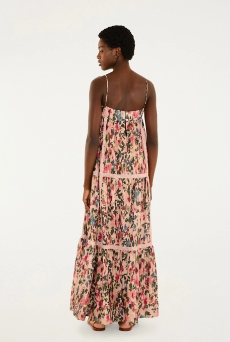 Vestido Cropped Jardim Ikat