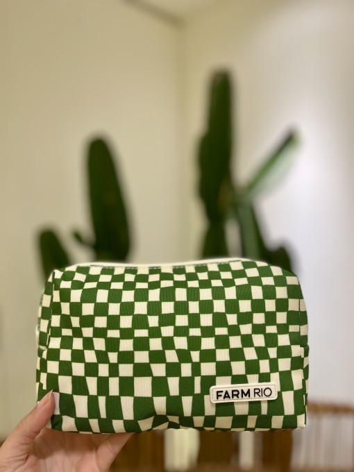 Maxi necessaire farm Ora Bolas Quadriculado sonhos