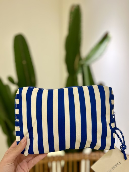 Maxi Necessaire Farm Ora Bolas M Arara Listra Azul